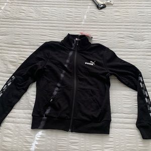 Brand Bew Black Puma zip up hoodie, Size Small
